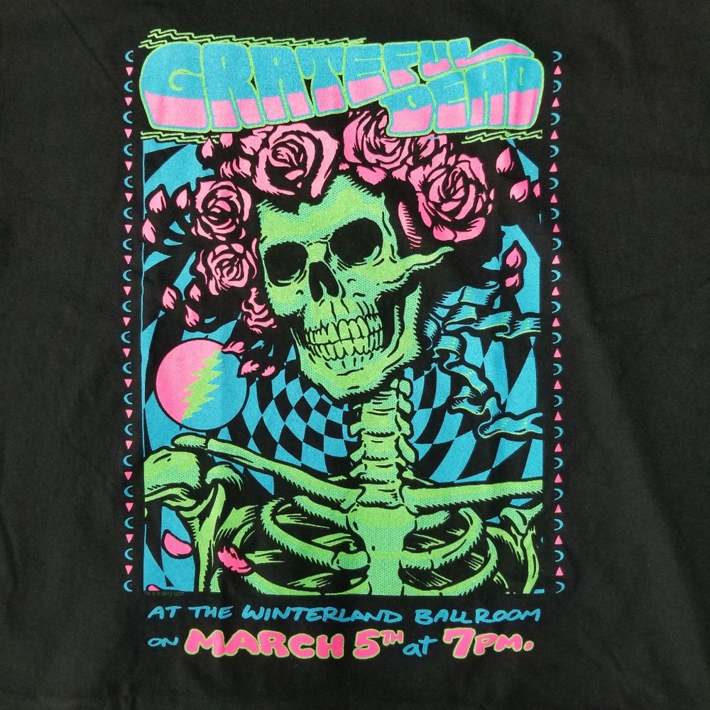 Grateful Dead Bertha Winterland Ballroom Licensed